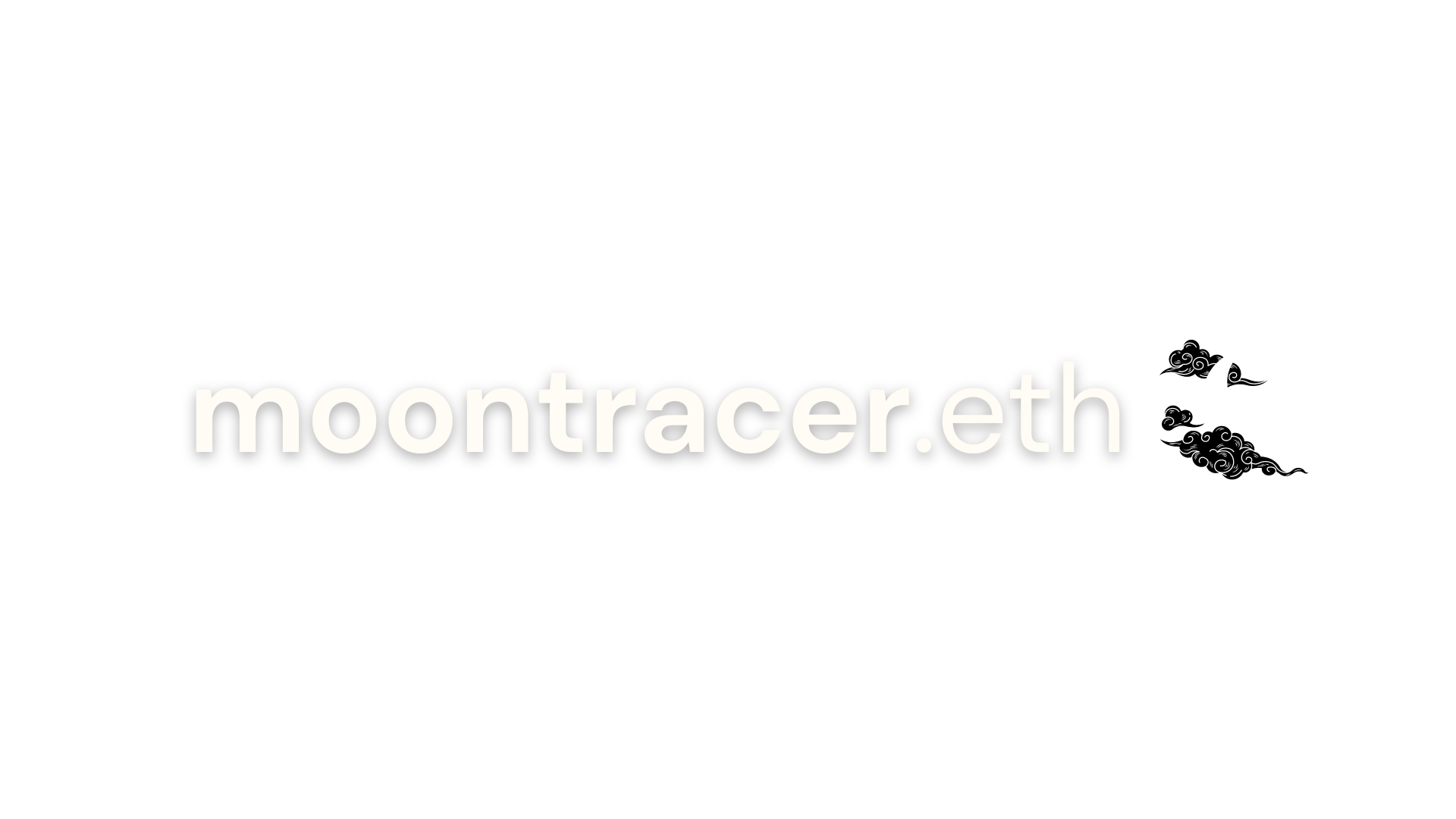 My Header for the Website, includes moontracer.eth
